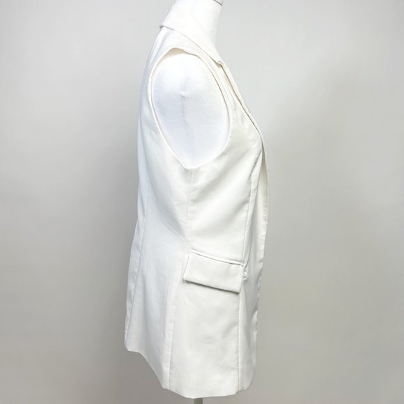 Stylish White Vest for Women Pre-owned - Size S - Picture 3 of 9